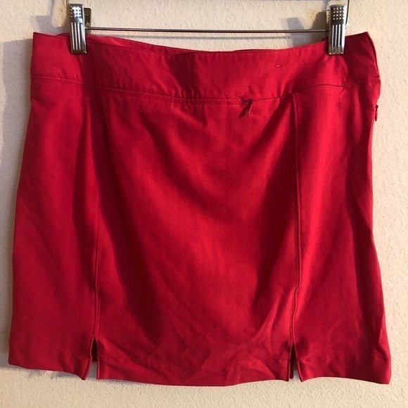 Under Armour Dk. Pink Tennis Pickle Ball Skirt Skort Side Zip Sz. 6 Athletic - Picture 3 of 5